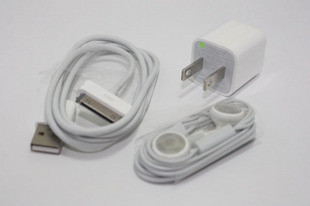 12V άσπρος φορητός φορτιστής 6 αυτοκινήτων ηλεκτρονικής USB εξάρτηση καλωδίων προσαρμοστών για το iPhone 4